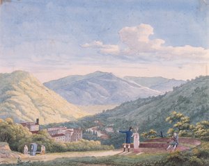 1813年10月、バーニディルッカの景色